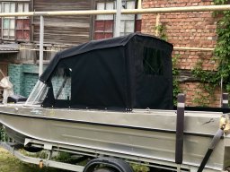 Ходовой тент на катер Казанка 5, 2023 год