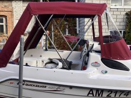 Ходовой тент на катер Quicksilver 420, 2023 год