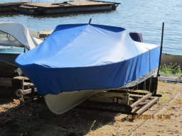 Стояночный зимний тент на Казанку 2М