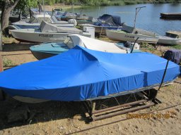 Стояночный зимний тент на Казанку 2М